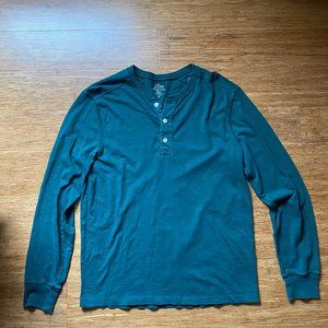 J.Crew Garment-dyed slub cotton henley